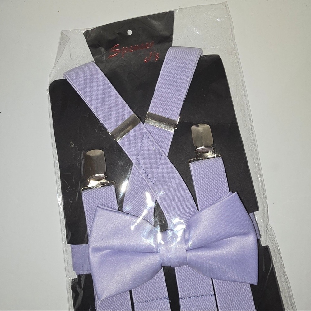 Suspenders and Bow Tie